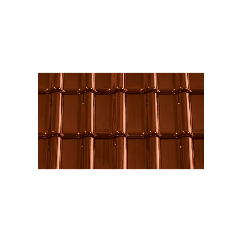 CREATON Dachówka ceramiczna wielkiego formatu TITANIA FINESSE kasztanowa glazurowana