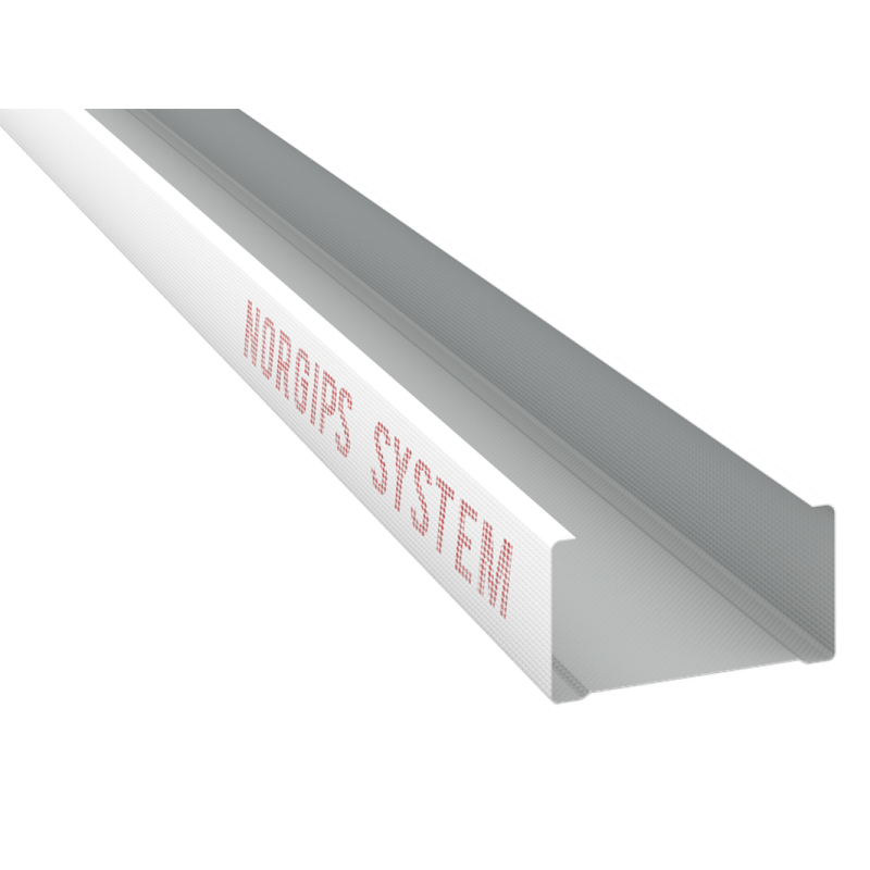 NORGIPS Profil pionowy (słupek) CW 100 SUPER o gr. blachy 0,6 mm 4 m