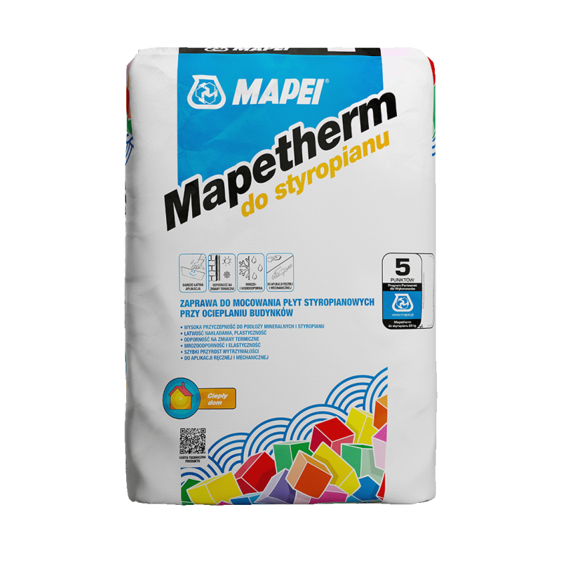 MAPEI Zaprawa klejowa do styropianu Mapetherm do styropianu (25 kg)