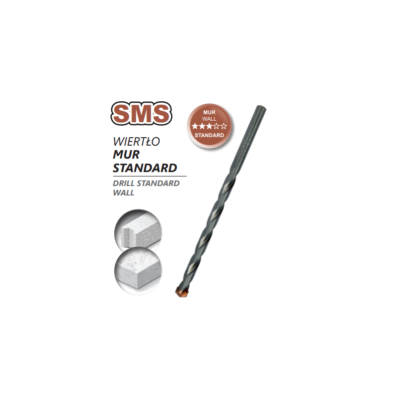Wiertło MUR STANDARD SMS 6100