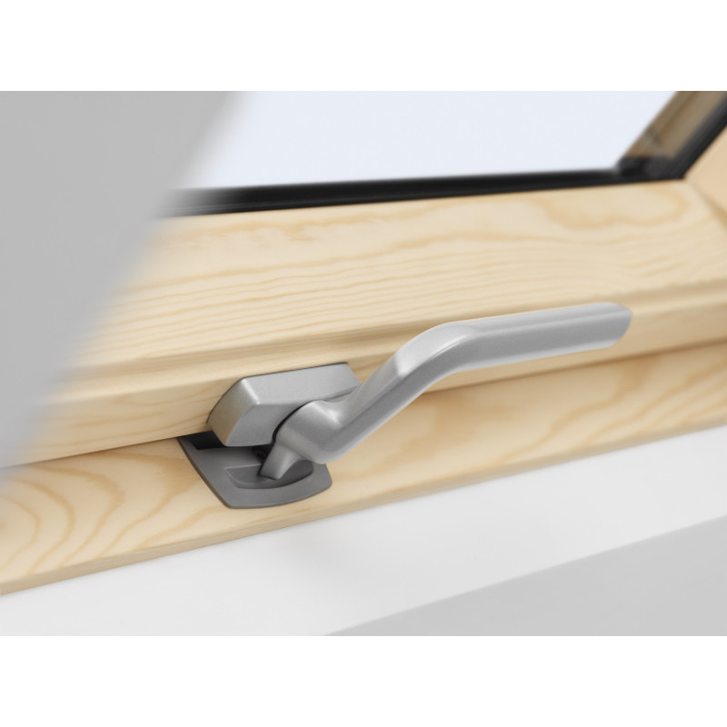 Okno dachowe VELUX GLL 1064B MK06 78x118 cm dolne otwieranie, 3-szybowe  powłoką łatwo zmywalną oraz redukcją szumu deszczu