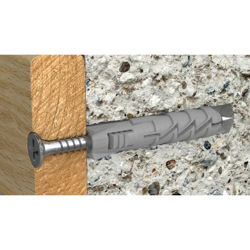 KOELNER Kołek rozporowy FIX 5x25 mm z wkrętem 3,5x30 mm - blister - 14 szt.