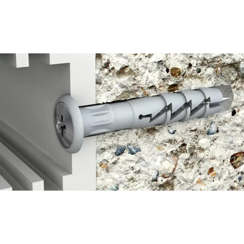 Koelner FX-K Kołek wbijany szybkiego montażu z kołnierzem 6x60 mm - blister - 16 szt.