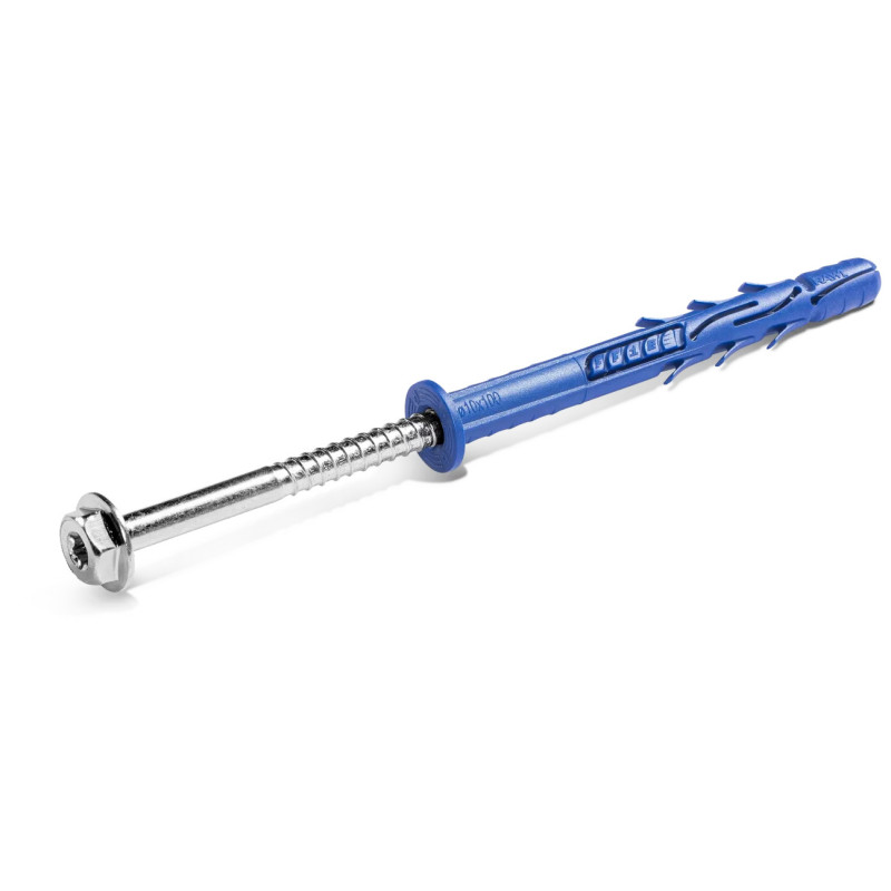 RAWLPLUG Kołek ramowy z kołnierzem z ocynkowanym wkrętem z łbem heksagonalnym R-FF1 10x300  mm - opakowanie kartonowe- 10 szt.