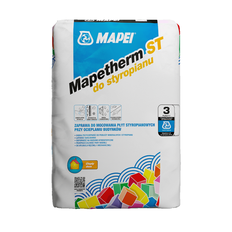 MAPEI Zaprawa klejowa do styropianu Mapetherm ST (25 kg)