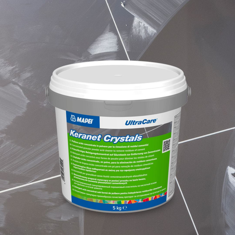 MAPEI Ultraskuteczny preparat czyszczący na bazie kwasu (proszek do rozpuszczenia w wodzie) ULTRACARE KERANET CRYSTALS 1kg