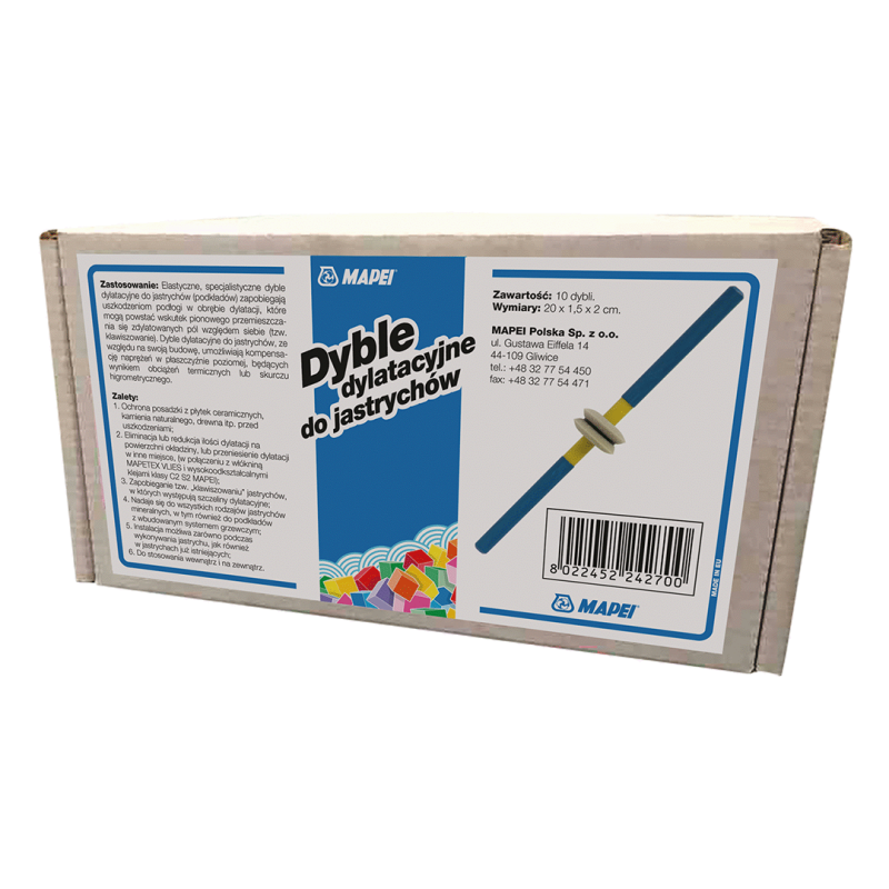 MAPEI Elastyczny dybel dylatacyjny do jastrychów 10 szt.