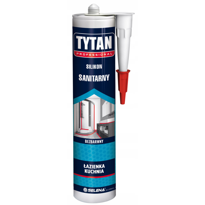 TYTAN Silikon sanitarny bezbarwny 280 ml