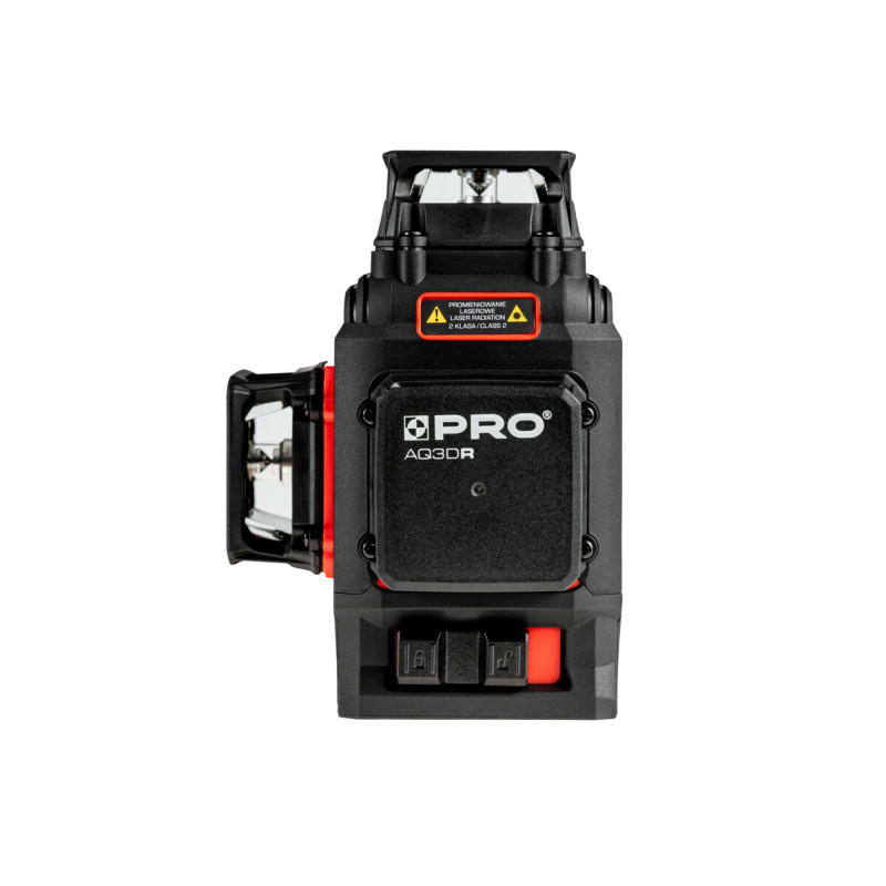 PRO Laser wieloliniowy PRO-AQ3DR (czerwona wiązka) Zestaw PLUS