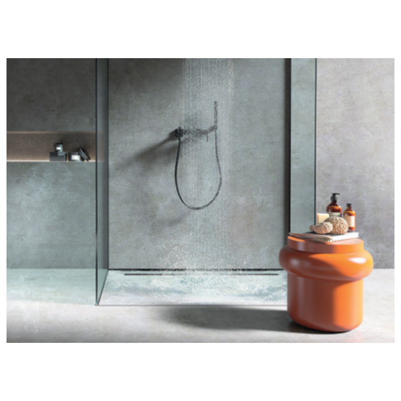 MAPEI Korpus odpływu z syfonem - odpływ liniowy do prysznica bez brodzika PP DRAIN AQUA 70 cm