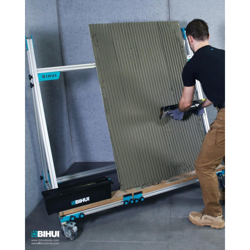 BIHUI Zestaw rajberek zębatych ze stali nierdzewnej z dwoma uchwytami w skrzyni  (9 elementów)