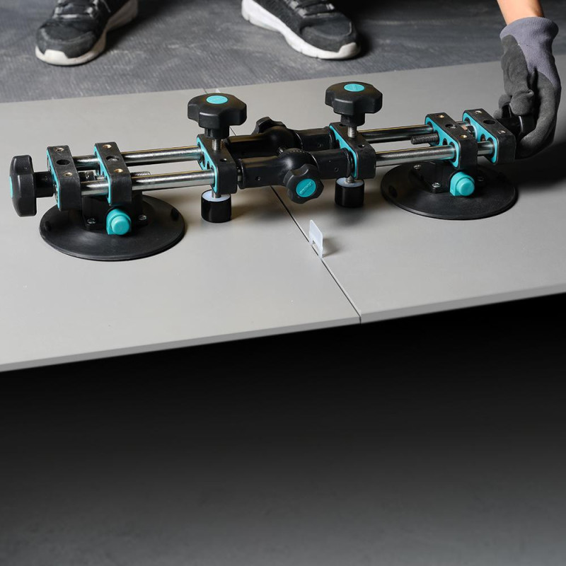 BIHUI Przyssawka próżniowa 2x6 calowa kątowy przyrząd do regulacji fugi