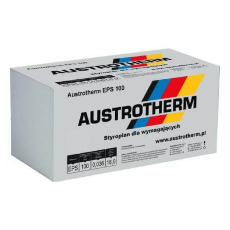 AUSTROTHERM Styropian grafitowy EPS 100 036 styropian pod ogrzewanie podłogowe 6 cm