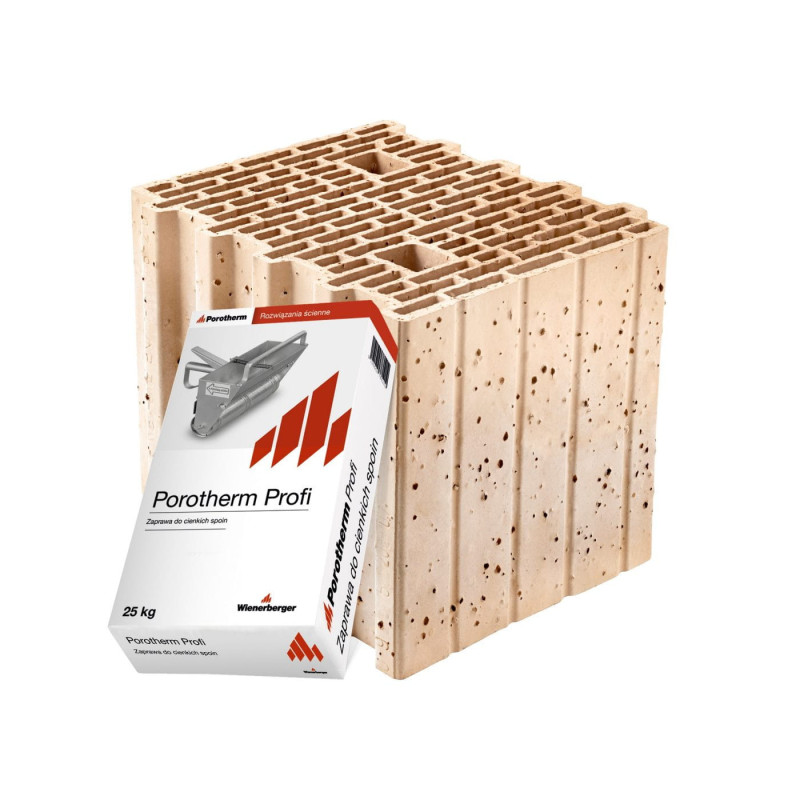 WINEBERGER Pustak ceramiczny szlifowany Porotherm D 30 Profi