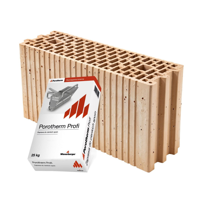 WINEBERGER Pustak ceramiczny szlifowany Porotherm D 17.5 Profi