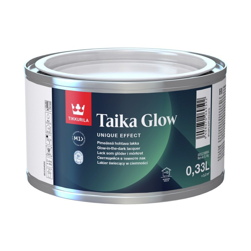 TIKKURILA Świecący w ciemności laserunek dekoracyjny Taika Glow (0,33 l)