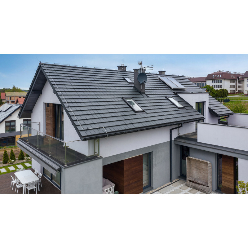 CREATON Dachówka ceramiczna płaska DOMINO NUANCE łupek angobowany