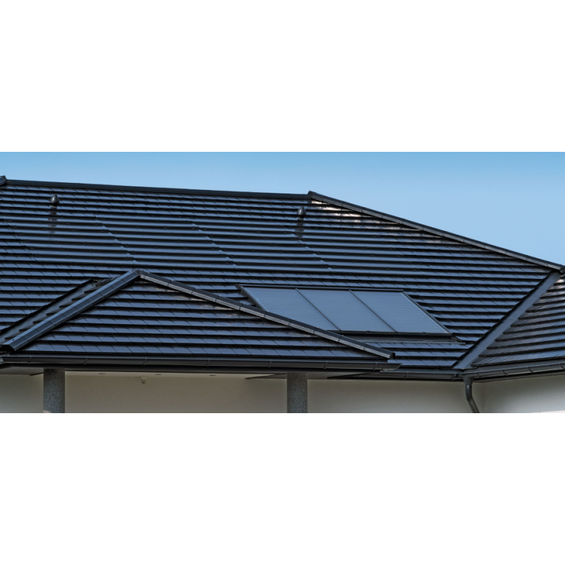 CREATON Dachówka ceramiczna płaska DOMINO FINESSE czarna glazurowana