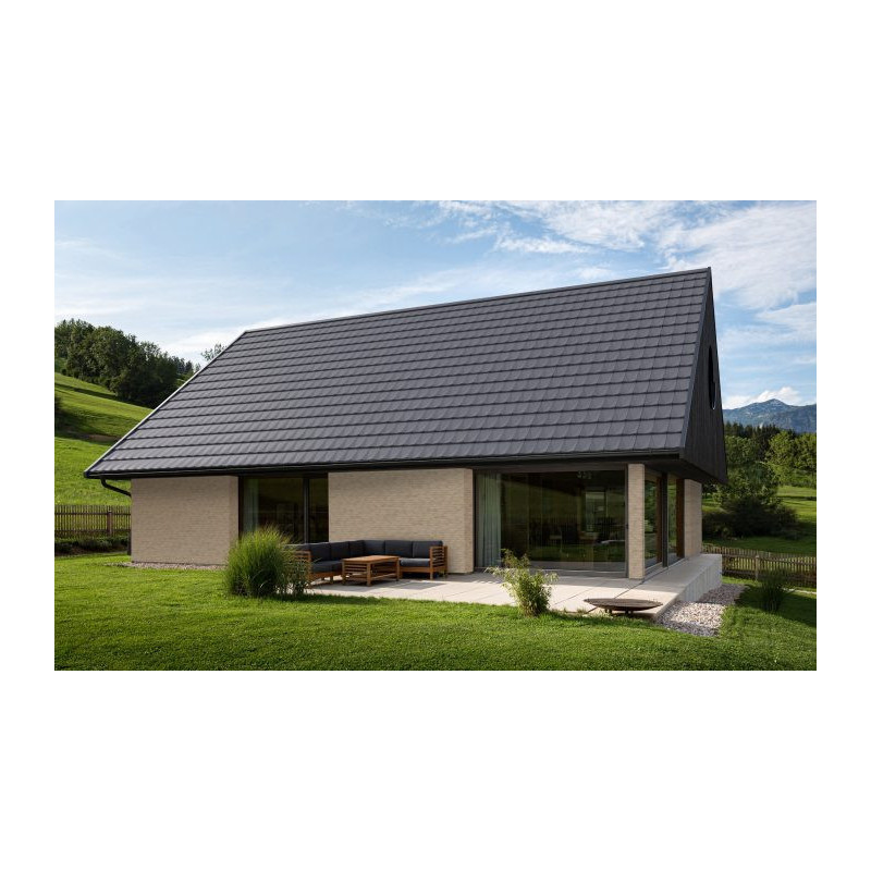 WINEBERGER Dachówka ceramiczna nowoczesna V11, bazaltowa angoba