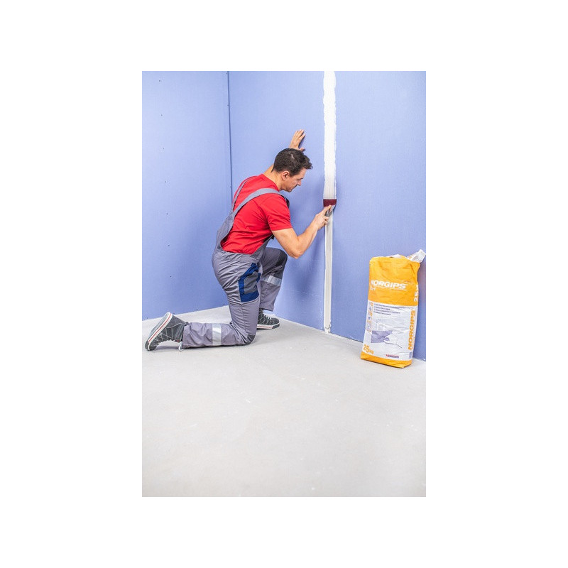 NORGIPS Gips szpachlowy do spoinowania połączeń płyt gipsowo-kartonowych Start (25 kg)