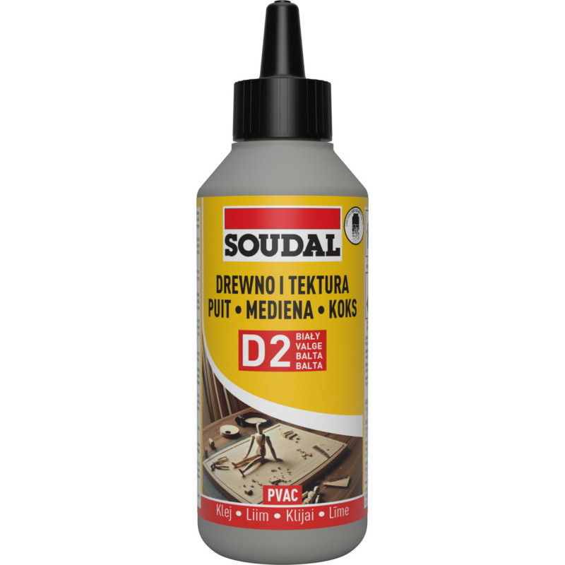 SOUDAL Klej do drewna biały 62A (250 g)