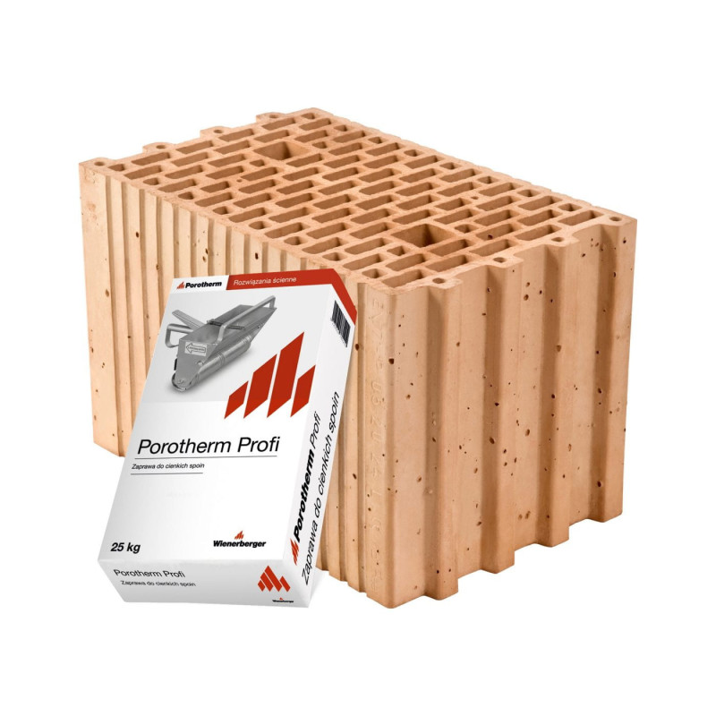 WINEBERGER Pustak ceramiczny szlifowany Porotherm D 24 Profi