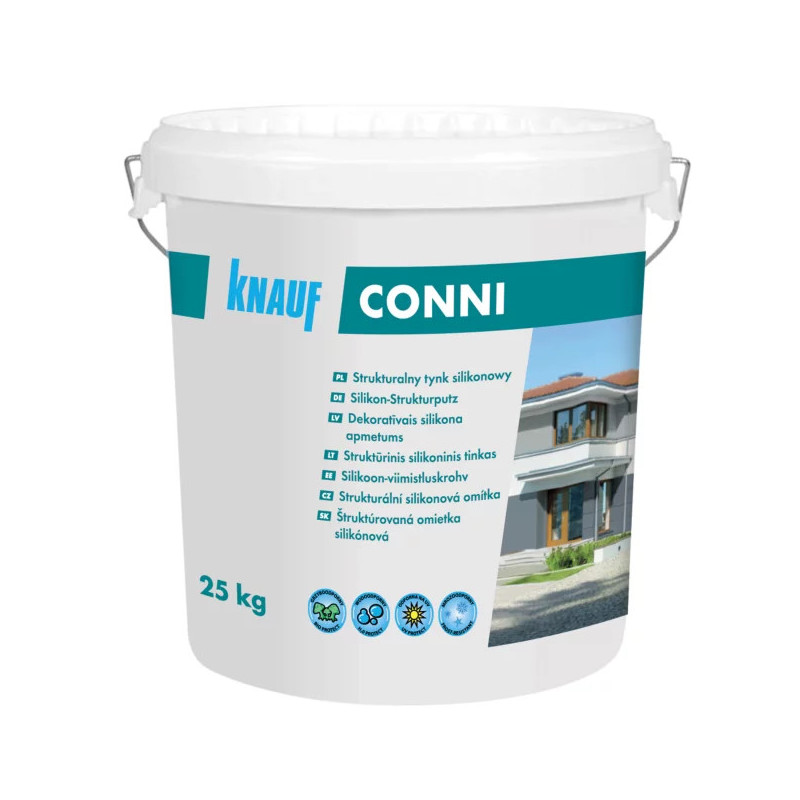 KNAUF Tynk silikonowy Conni S 25 kg biały i do barwienia / Baza A 2 mm