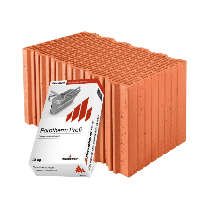 WINEBERGER Pustak ceramiczny szlifowany Porotherm 44 EKO+ Profi