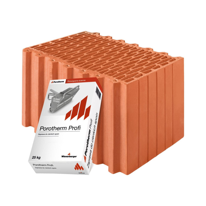 WINEBERGER Pustak ceramiczny szlifowany Porotherm 44 Profi