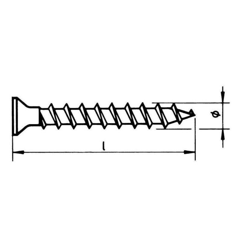 ACP Wkręty Gips-Gip 5,5x38 fosfatowane, smarowane (500szt/op)