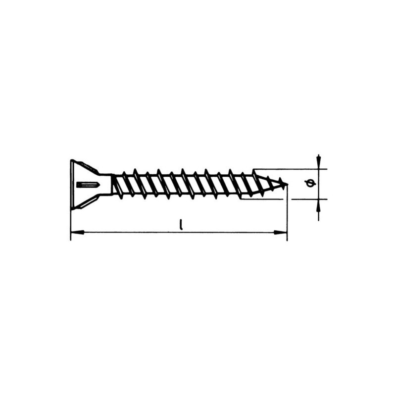 ACP Wkręty do płyt włóknowych gwint hilo 3,9x19 (250szt/op)