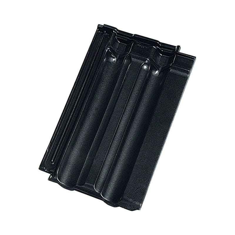 WINEBERGER Dachówka ceramiczna Marsylka 11, czarna glazura