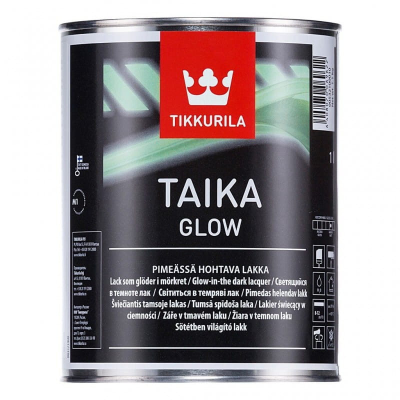 TIKKURILA Świecący w ciemności laserunek dekoracyjny Taika Glow (0,33 l)